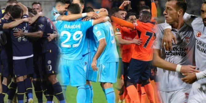 Avrupa'da Türk gecesi: UEFA ülke puanı sıramasında 4 basamak birden yükseldik