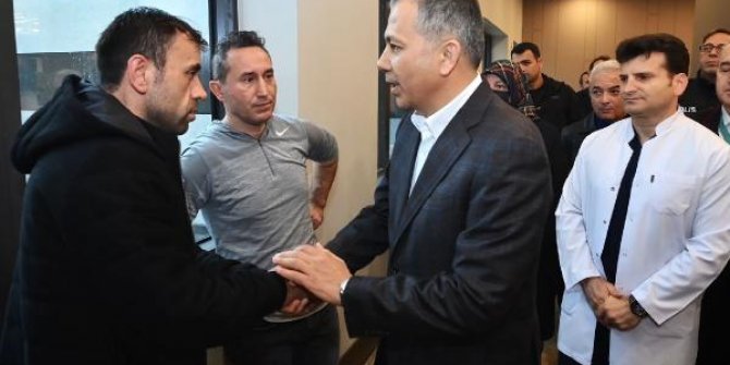 İstanbul Valisi Ali Yerlikaya yaralı maden işçilerini ziyaret etti