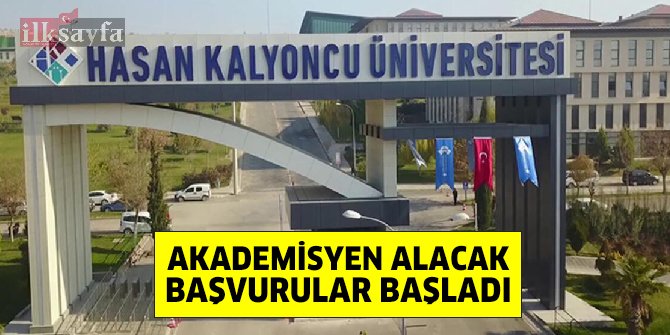 Hasan Kalyoncu Üniversitesi akademisyen alacak