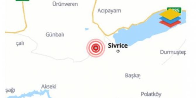 Elazığ'da 3.5 büyüklüğünde deprem