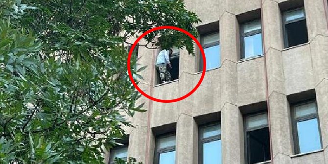 Ankara Adliyesi'nde intihar girişimi: Polis ikna etti