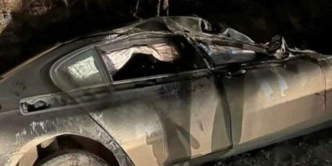 Binali Yıldırım'ın kaza geçirdiği araç hurdaya döndü