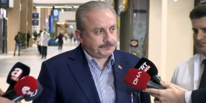 TBMM Başkanı Mustafa Şentop, Binali Yıldırım'ı hastanede ziyaret etti