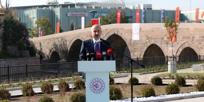 Bakan Karaismailoğlu Ankara'daki tarihi Akköprü'nün açılışını gerçekleştirdi