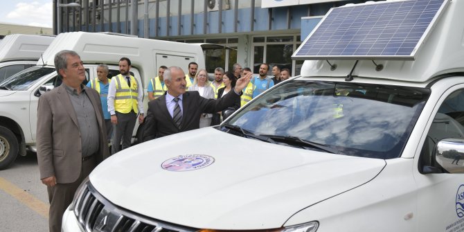 ASKİ dezenfekte işlemleri için gerekli olan enerjiyi güneş panelleriyle sağlayacak