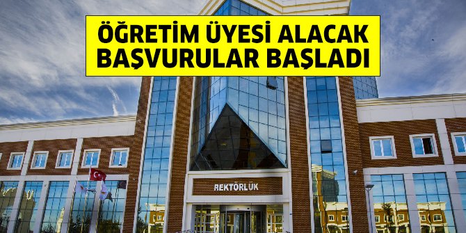 Bilecik Şeyh Edebali Üniversitesi öğretim üyesi alacak