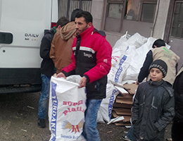 Sadaka’dan Yakacak Yardımı