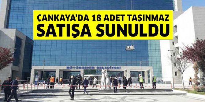 Ankara Büyükşehir’den satılık konut ve dükkan