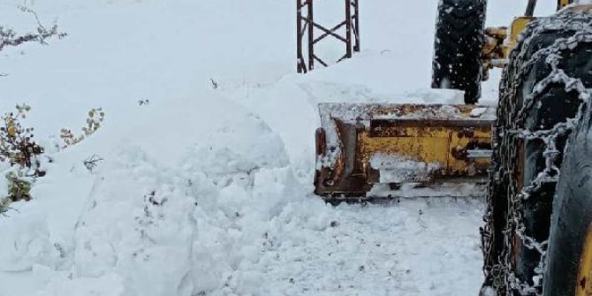 Tunceli’de kar; yüksek kesimlerde 10 santimetreye ulaştı