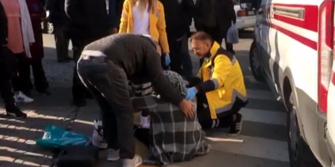 Sokak ortasında dövülen kadın yaralandı