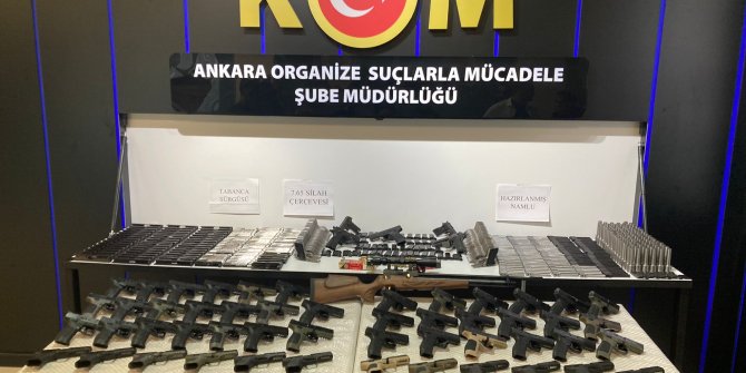 Ankara'da silah kaçakçılığına 7 tutuklama