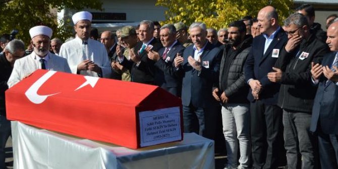 Şehit Fethi Sekin'in babası, Elazığ'da toprağa verildi