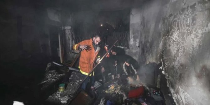 Gazze'de apartman yangını: 21 ölü