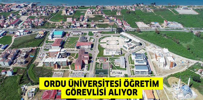 Ordu Üniversitesi Öğretim Görevlisi alıyor