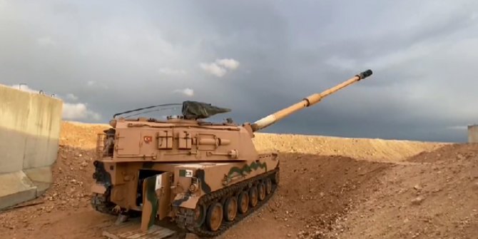 MSB: Terör hedefleri ateş destek vasıtalarıyla vuruluyor