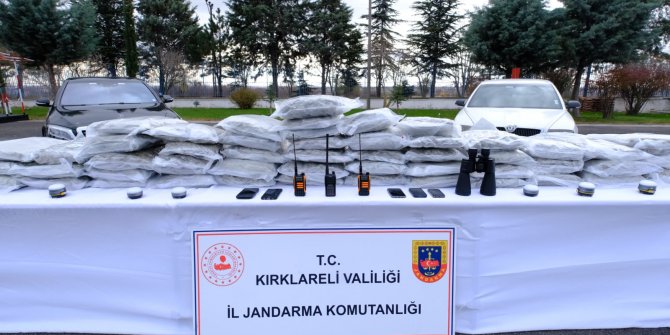 İçişleri Bakanlığı: Kırklareli'nde 86,5 kilo skunk ele geçirildi