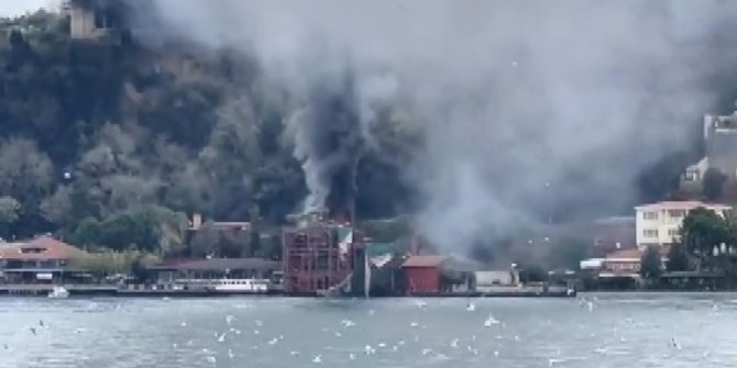 İstanbul Beykoz'da yangın çıktı