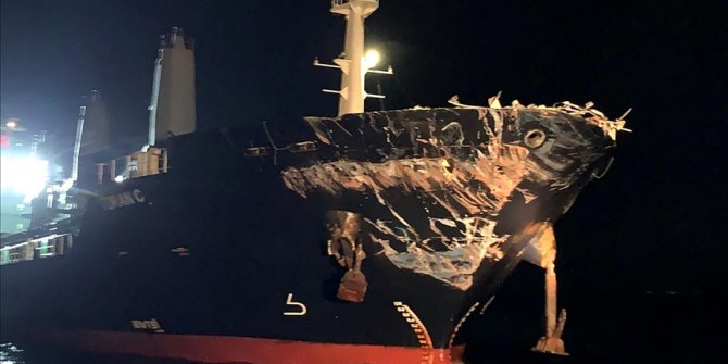 Ahırkapı açıklarında çarpışan iki gemi için kurtarma çalışması başlatıldı