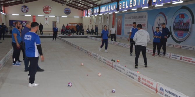 Kahramankazan’da Türkiye Bocce Ligi müsabakaları gerçekleştirildi