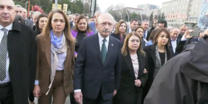 Kılıçdaroğlu, Adalet Bakanlığı'na yürüyor