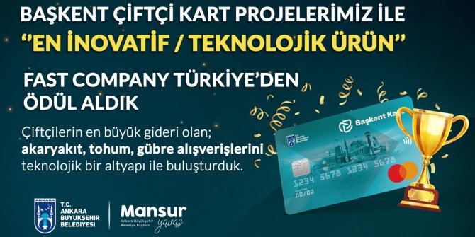 Başkent Kart ‘Dijital Money & Fintech Summit’te en İnovatif/Teknolojik ürün kategorisinde 3’üncü oldu