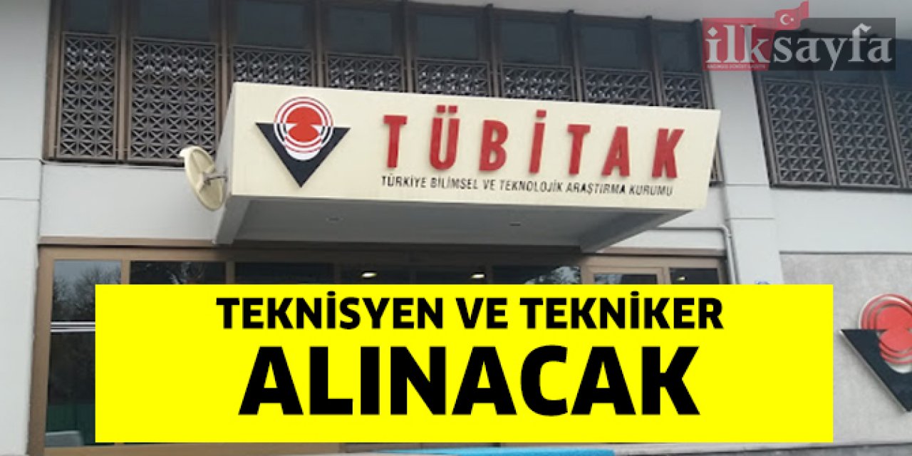 TÜBİTAK personel alacak