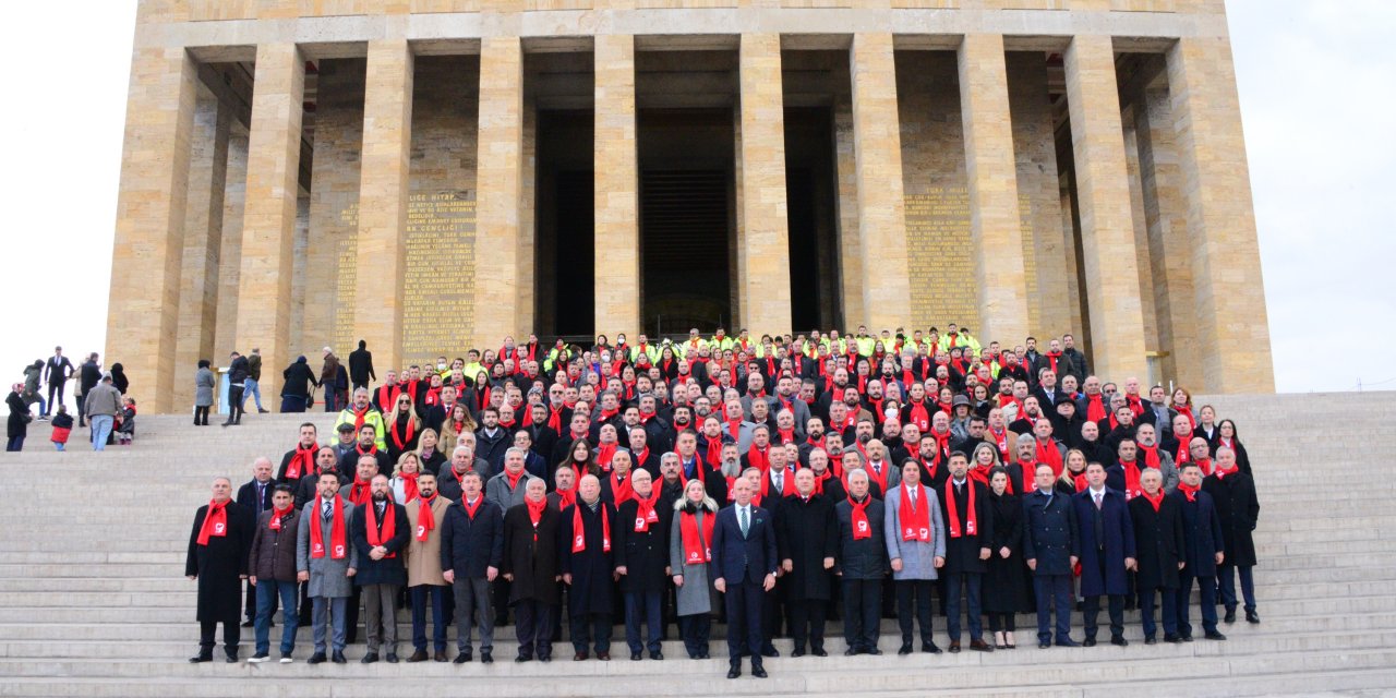 Ankara Sanayi Odası’nın yeni yönetiminden Anıtkabir ziyareti