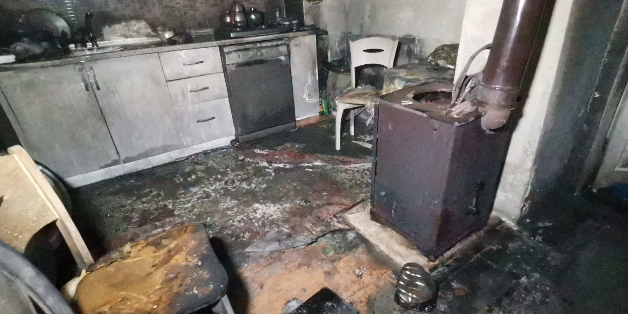 Ordu’da sobaya dökülen benzinden çıkan yangında 2 kişi yaralandı