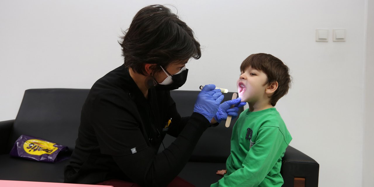 Yenimahalle Belediyesi’nden kreşlerdeki çocuklara diş taraması