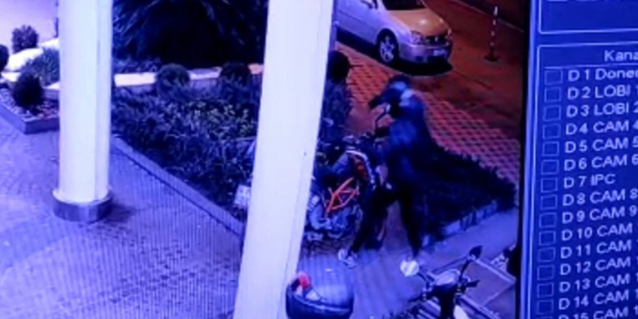 Kadıköy’de 5 saniyede motosiklet çaldılar