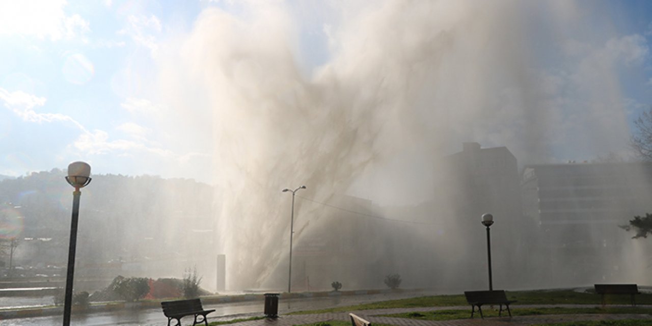 Zonguldak’ta ana su borusu patladı: 3 ilçede sular kesildi