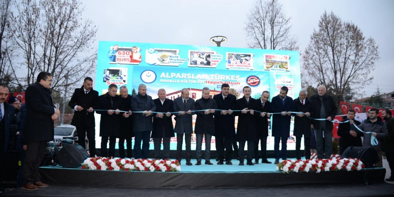 Cumhur İttifakı Kahramankazan’da Kültür Evi açılışında buluştu