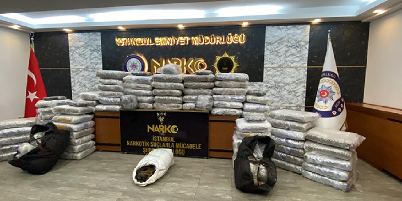İstanbul’da lüks villadan 453 kilo uyuşturucu çıktı