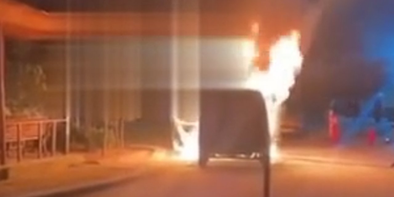 Gazi Üniversitesi Hastanesi’nde araç yangını