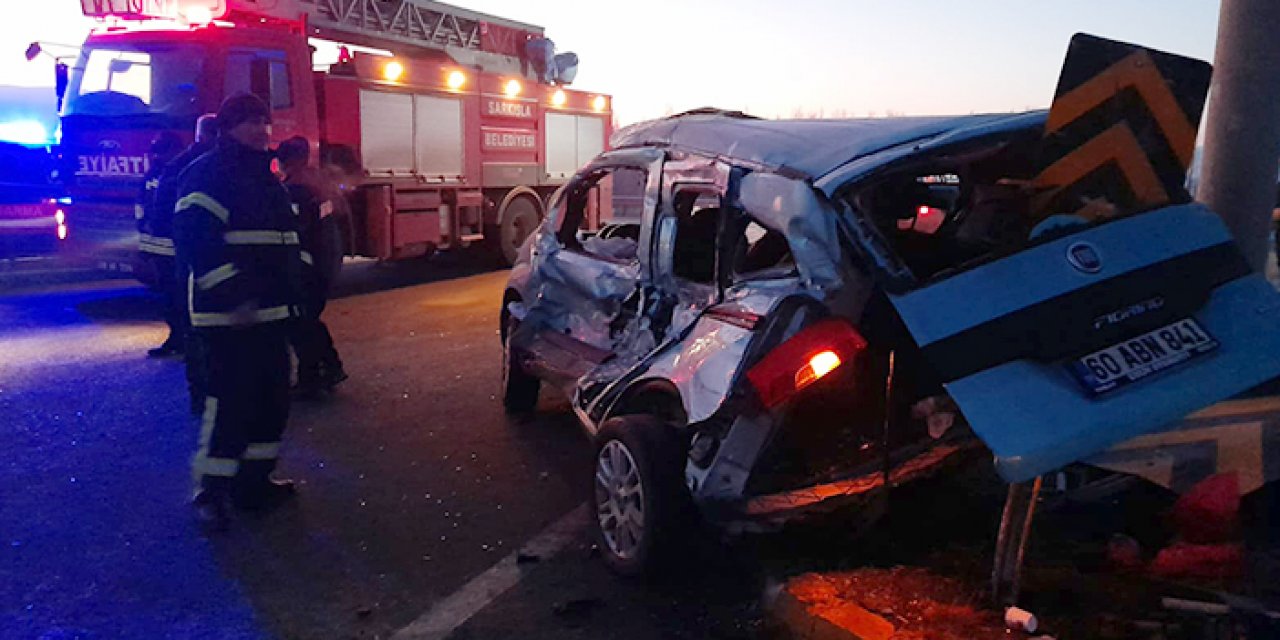 Sivas’ta iki araç çarpıştı: 5 yaralı