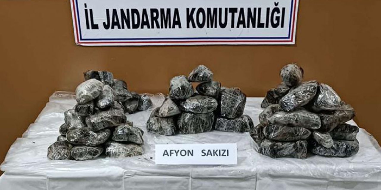 Van’da 33 kilogram afyon sakızı bulundu