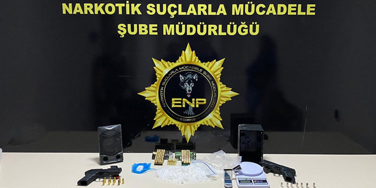 Edirne’de yarım kilo metamfetamin yakalandı: 1 gözaltı