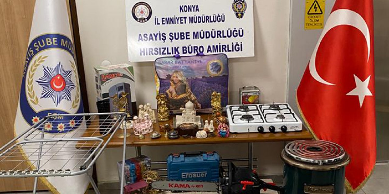 Konya’da hırsızlık yapan zanlılar yakalandı