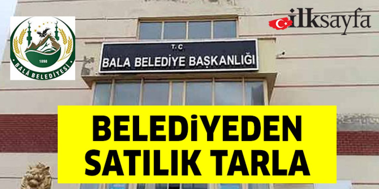 Belediyeden satılık tarla