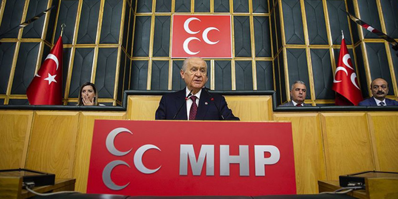 MHP lideri Bahçeli partisinin Meclis toplantısında konuştu