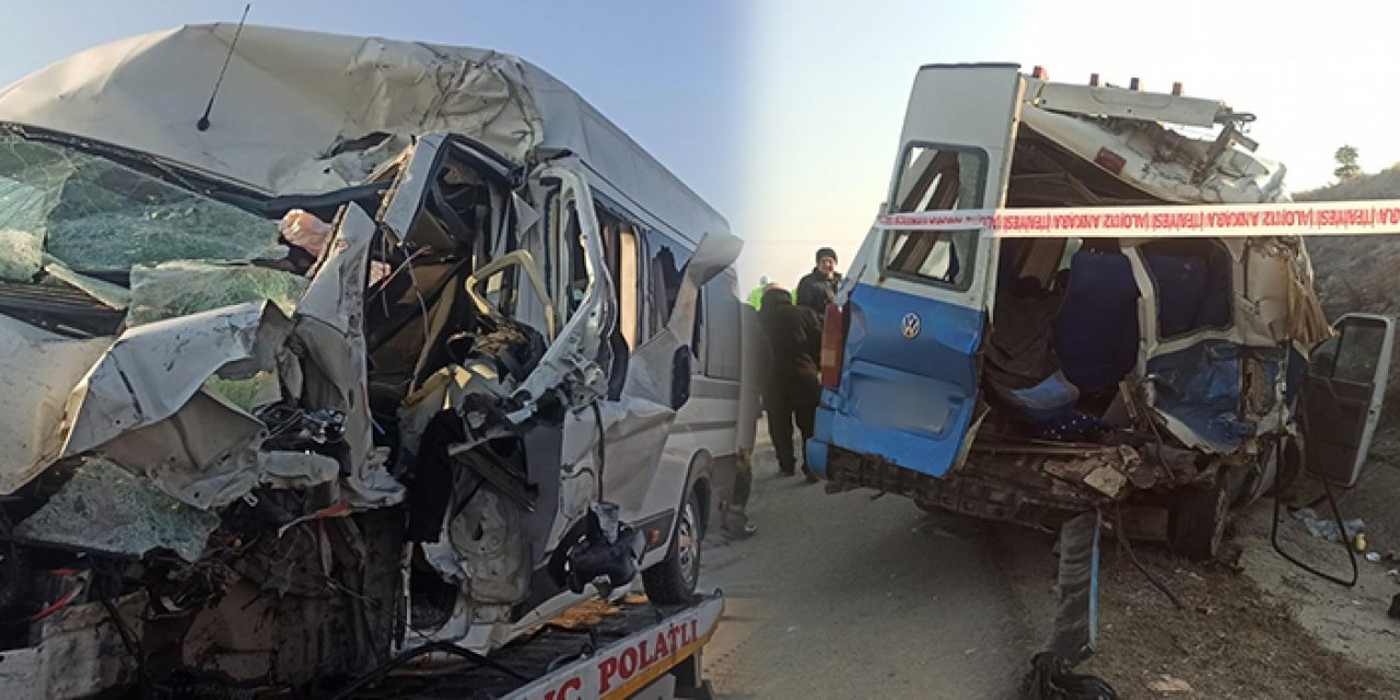 Ankara’da feci kaza: 2’si ağır 25 yaralı