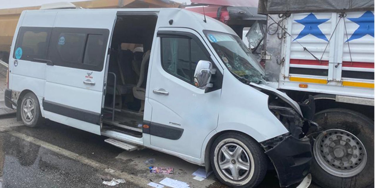 Konya’da zincirleme kaza: 20 yaralı