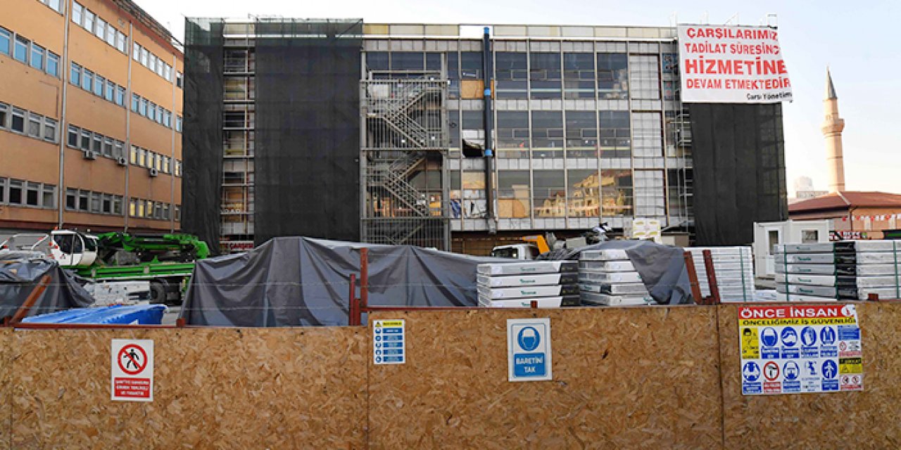 60 yıllık Anafartalar Çarşısı yenileniyor