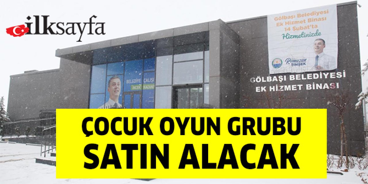 Çocuk oyun grubu satın alacak