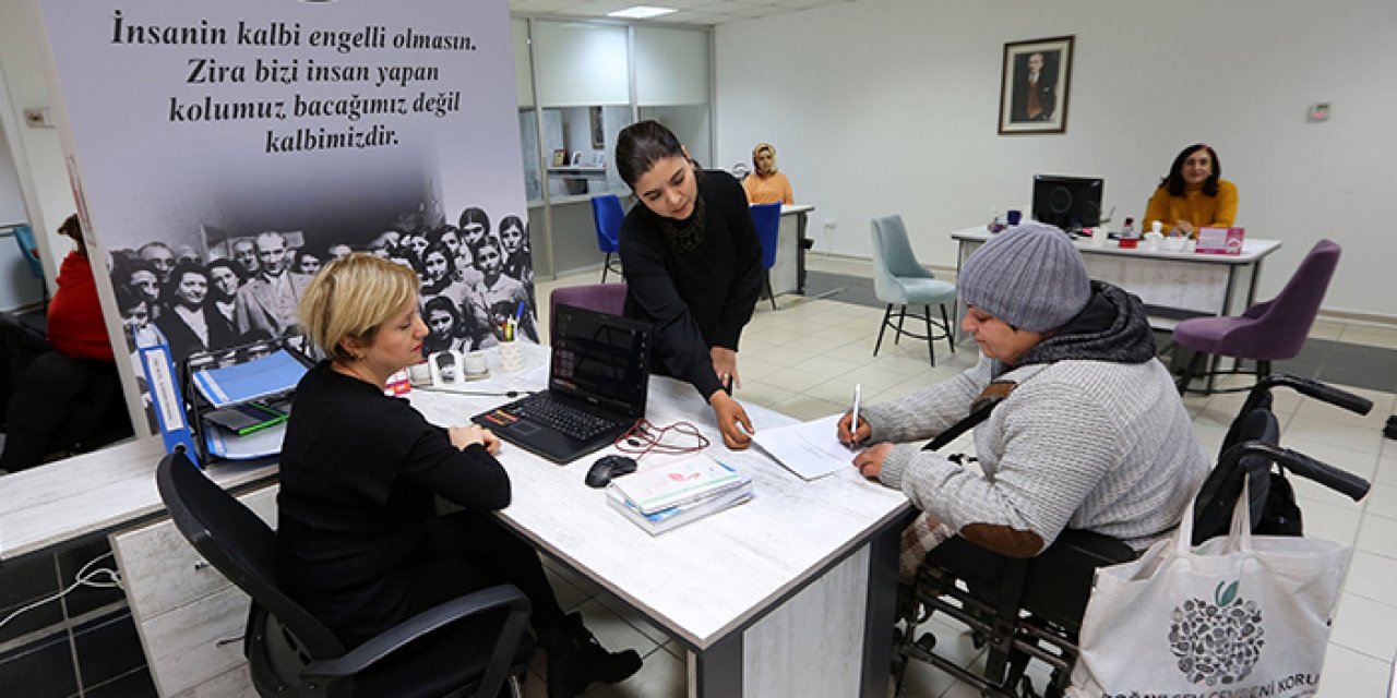 Yenimahalle Belediyesi’nden engelli vatandaşlara danışma hizmeti