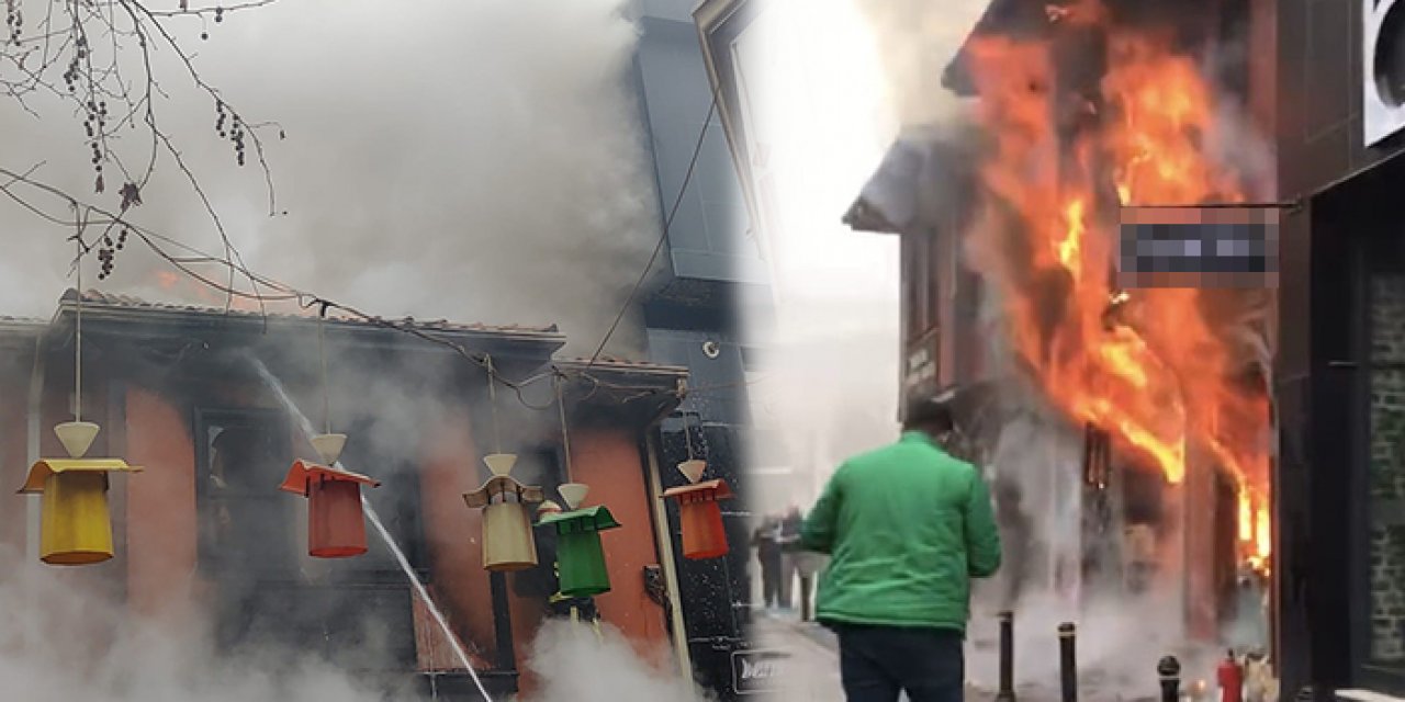 Bursa’da 3 tarihi bina çıkan yangında zarar gördü
