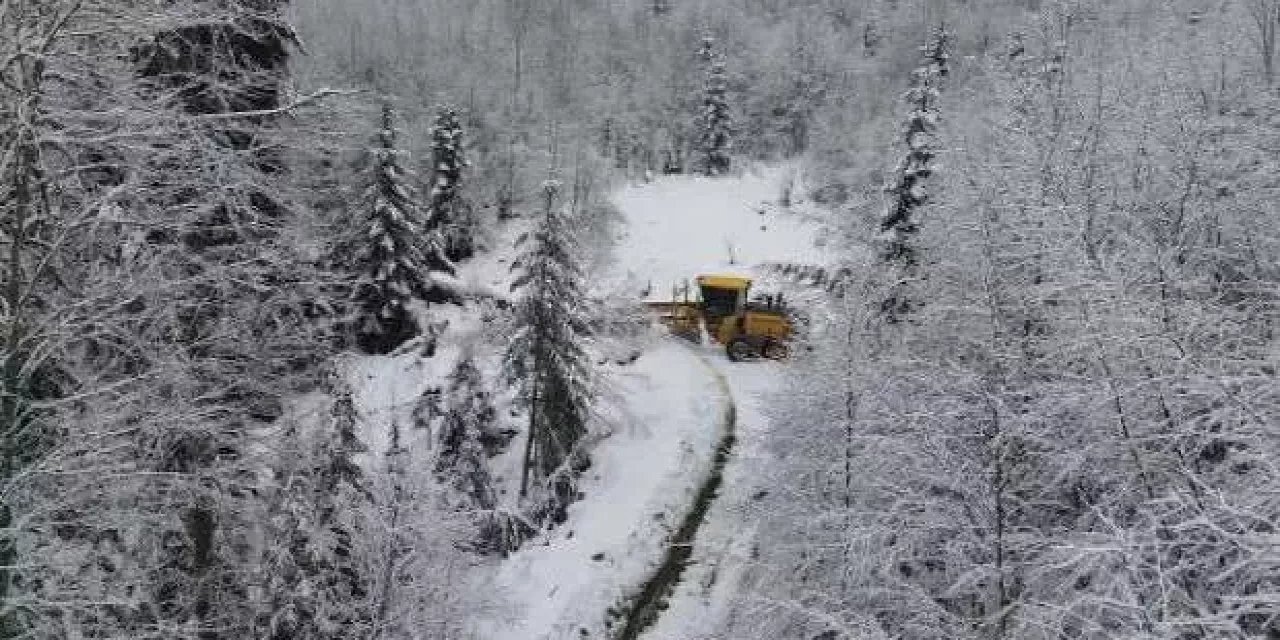 Kastamonu'da yoğun kar: 7 köye ulaşım sağlanamıyor