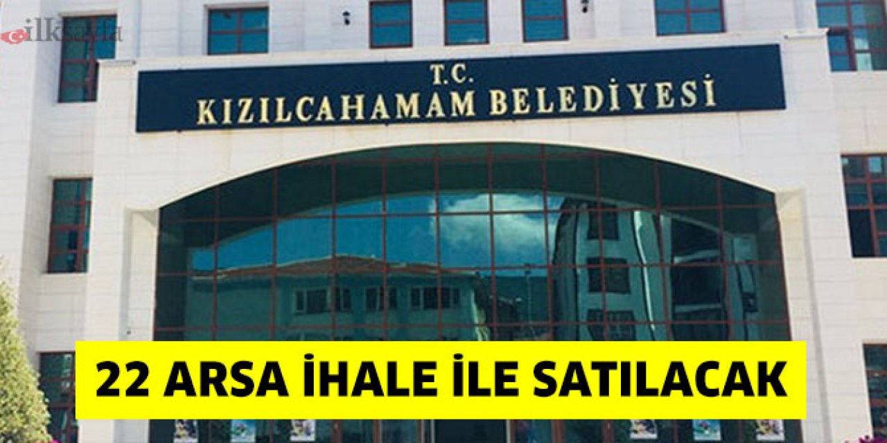 Kızılcahamam Belediyesi 22 adet arsayı ihale ile satacak