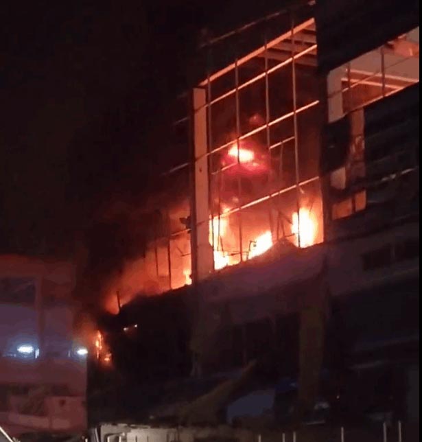 Ankara Kahramankazan'da fabrikada patlama ve yangın