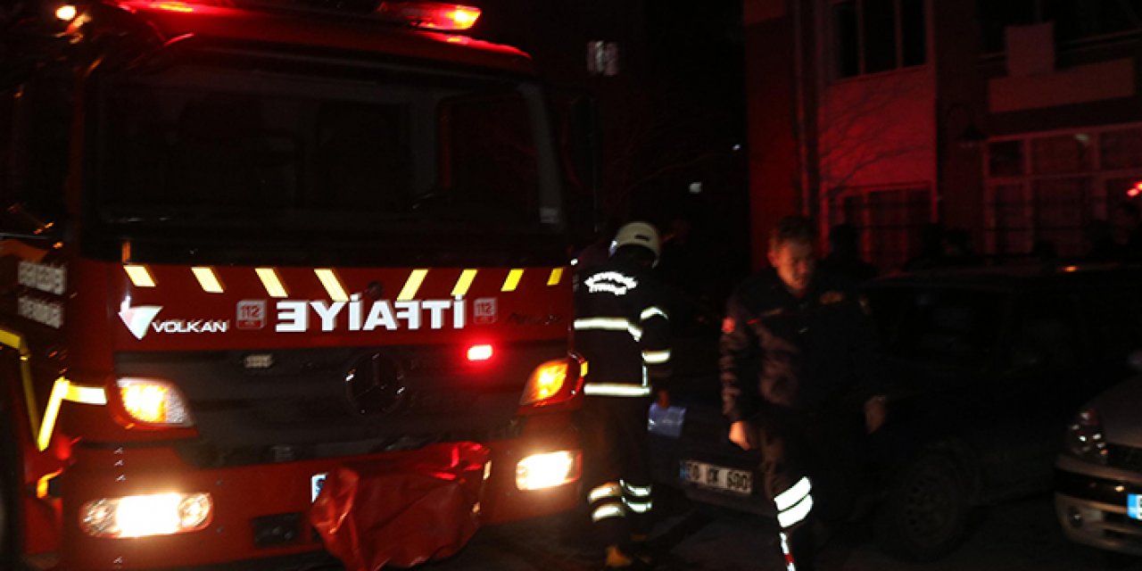 Nevşehir’de 9 katlı binada yangın çıktı